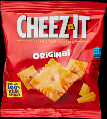 Cheez It Original Snack Crackers Package PNG Image