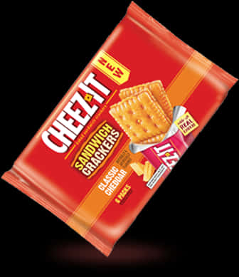 Cheez It Sandwich Crackers Package PNG Image