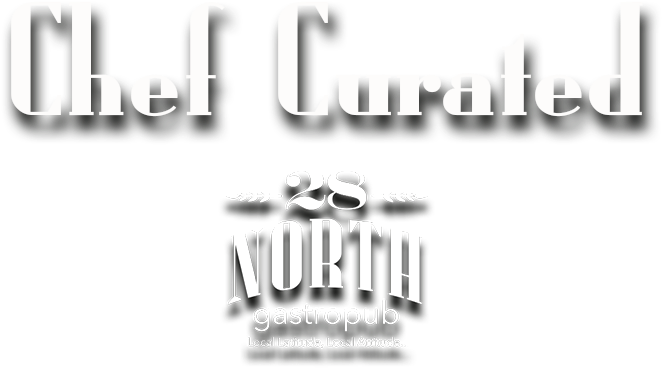 Chef Curated28 North Gastropub Logo PNG Image