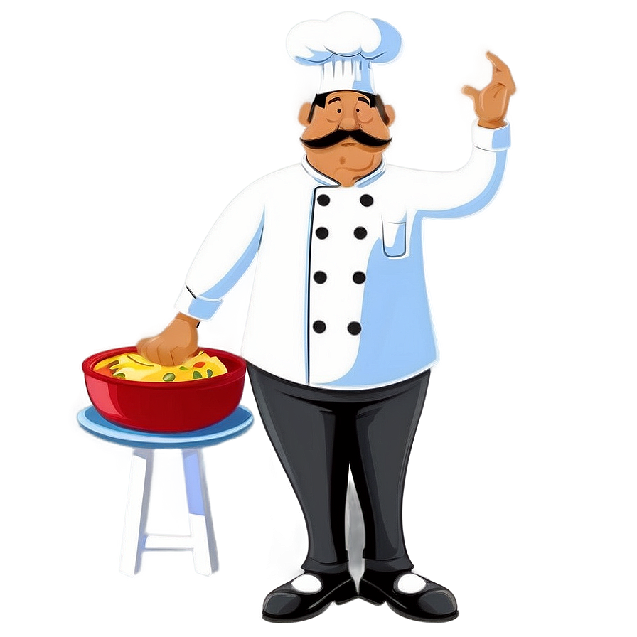 Chef Illustration Png Bam PNG Image