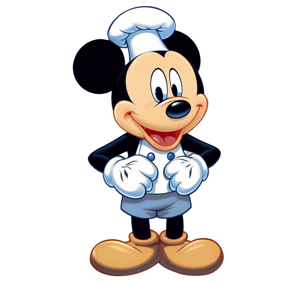 Chef Mickey Mouse Cooking Png Nvq PNG Image