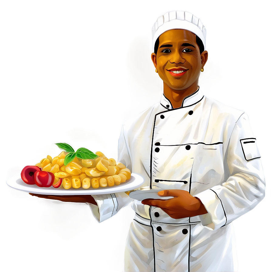 Chef With Plate Png Jcd99 PNG Image