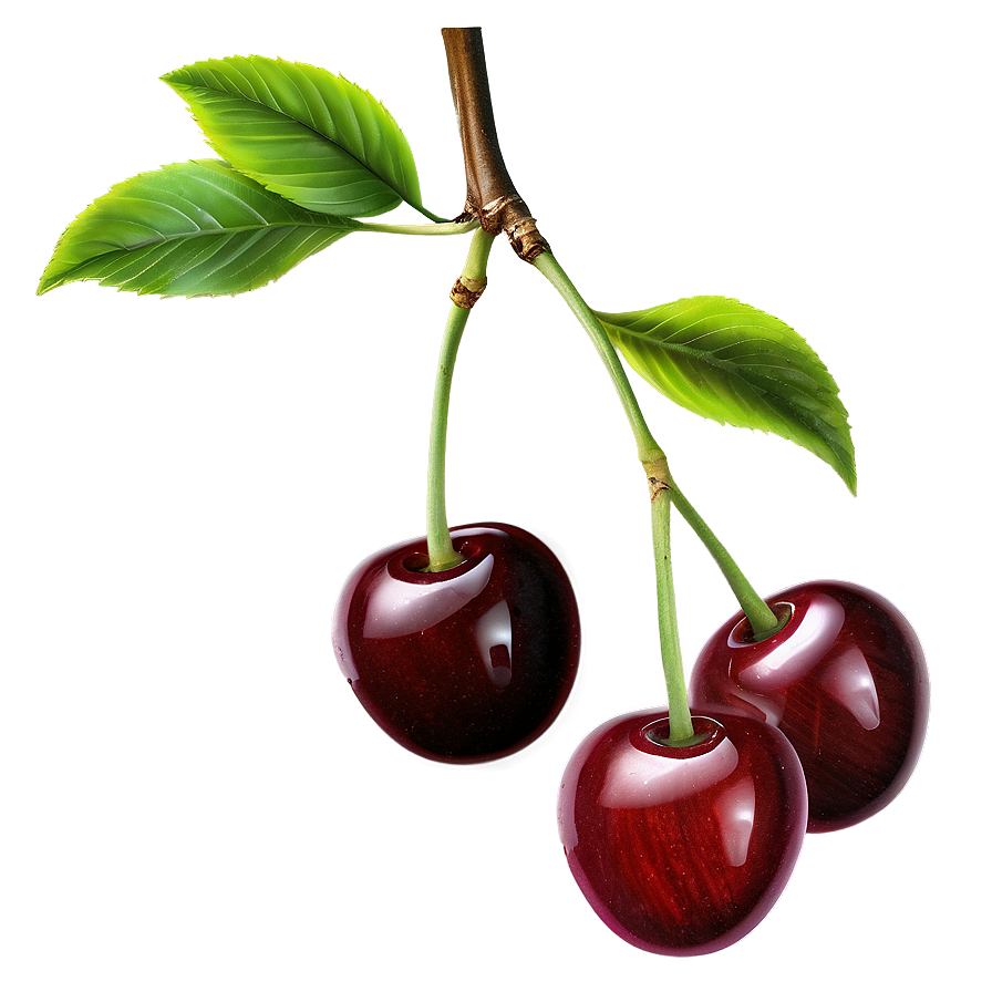 Cherries On Branch Png Use PNG Image