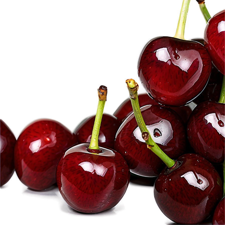 Cherries With Drops Png Dbt PNG Image