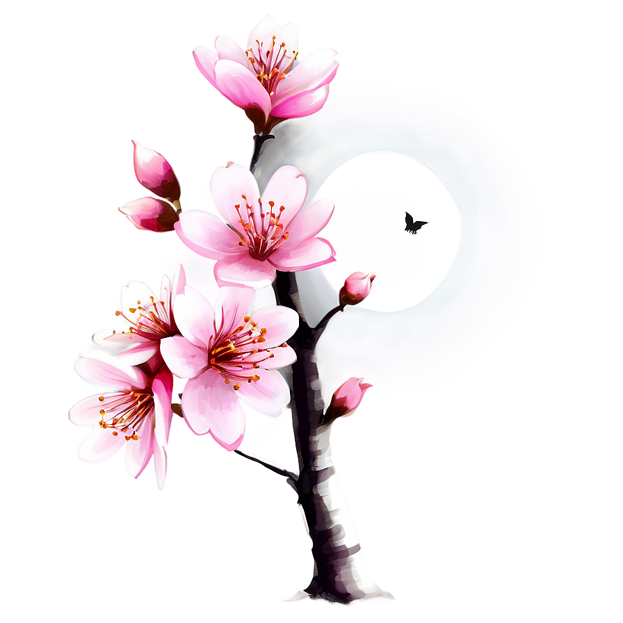 Cherry Blossom Artwork Png 05032024 PNG Image