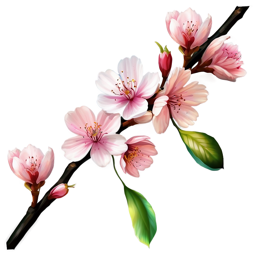 Cherry Blossom Artwork Png 05032024 PNG Image