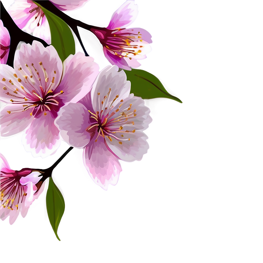 Cherry Blossom Border Png Get83 PNG Image