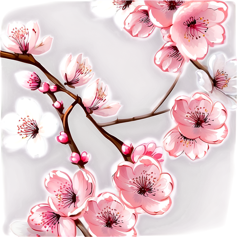 Cherry Blossom Fabric Png Twl28 PNG Image