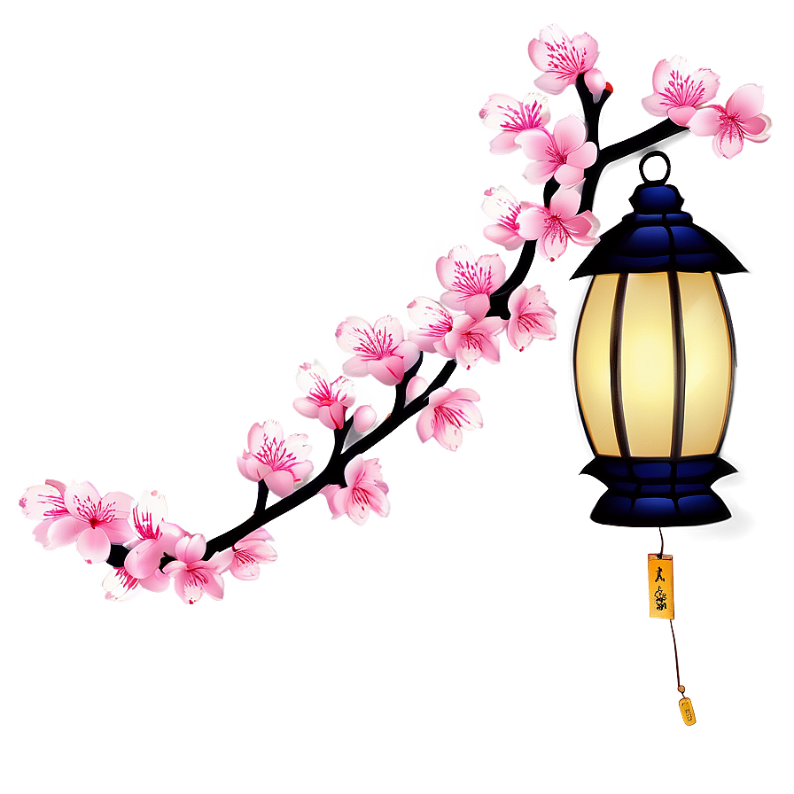 Cherry Blossom Festival Lanterns Png 54 PNG Image