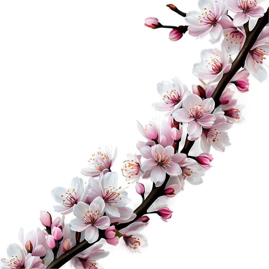 Cherry Blossom In Full Bloom Png Uib PNG Image