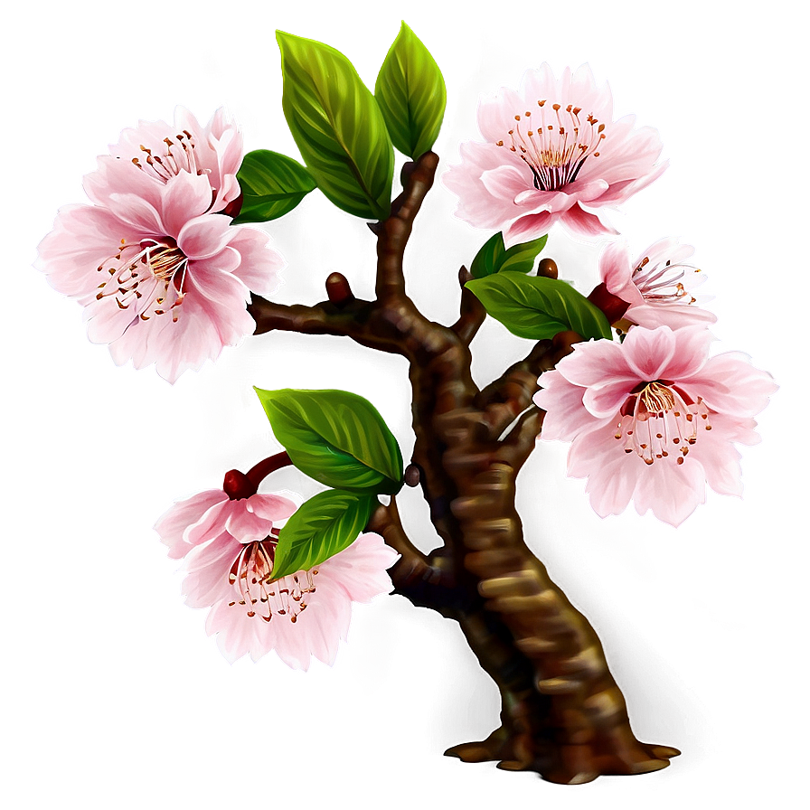 Cherry Blossom Night View Png Jtd94 PNG Image