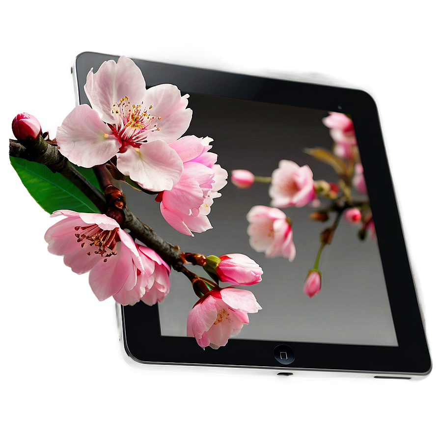 Cherry Blossom Pink Ipad Png Kfn77 PNG Image