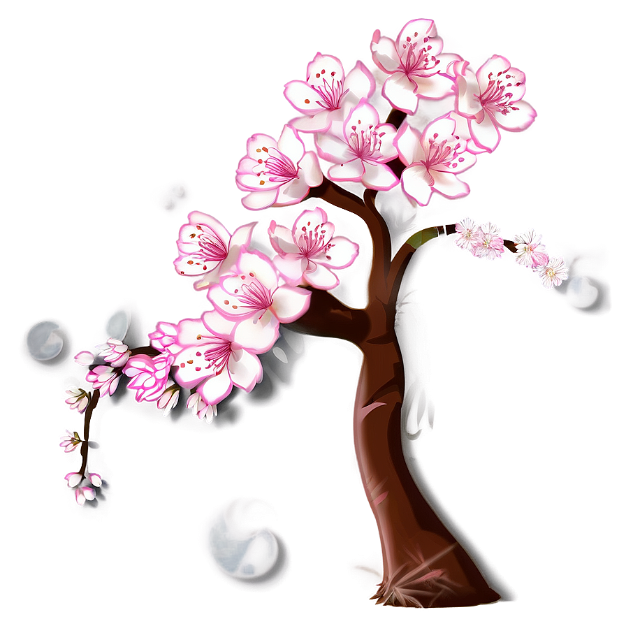 Cherry Blossom Serenity Png Cmh PNG Image