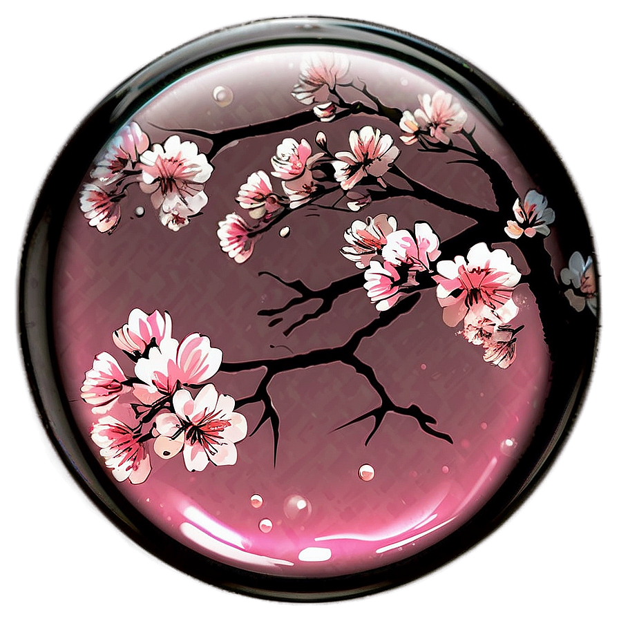 Cherry Blossom Soap Bubbles Png Tbe PNG Image