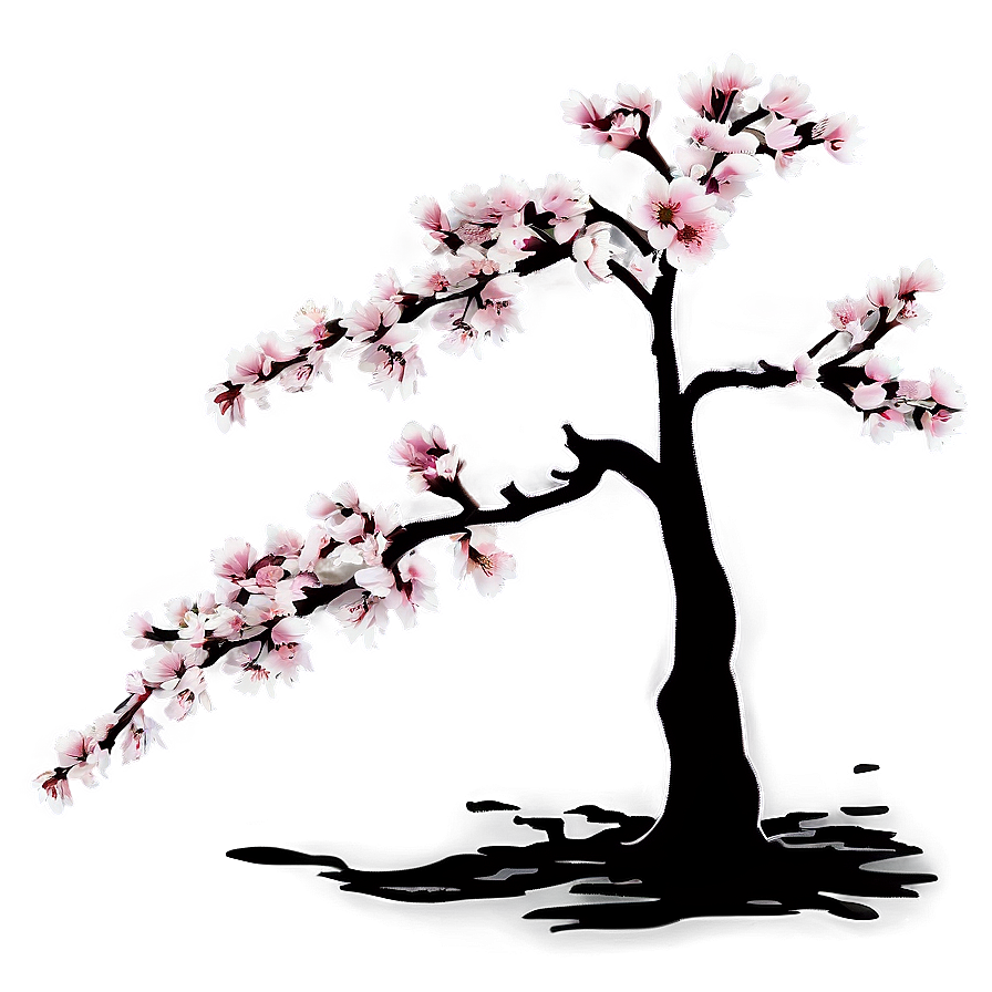 Cherry Blossom Tree Outline Png 05242024 PNG Image