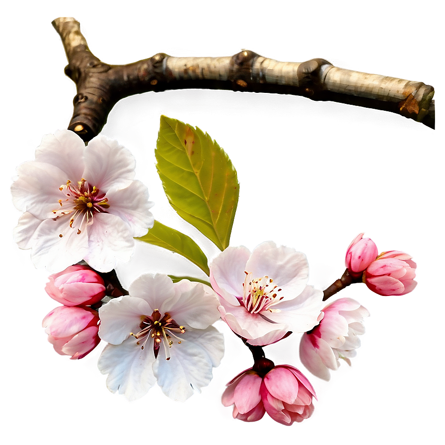 Cherry Blossom With Blue Sky Png Pjn96 PNG Image