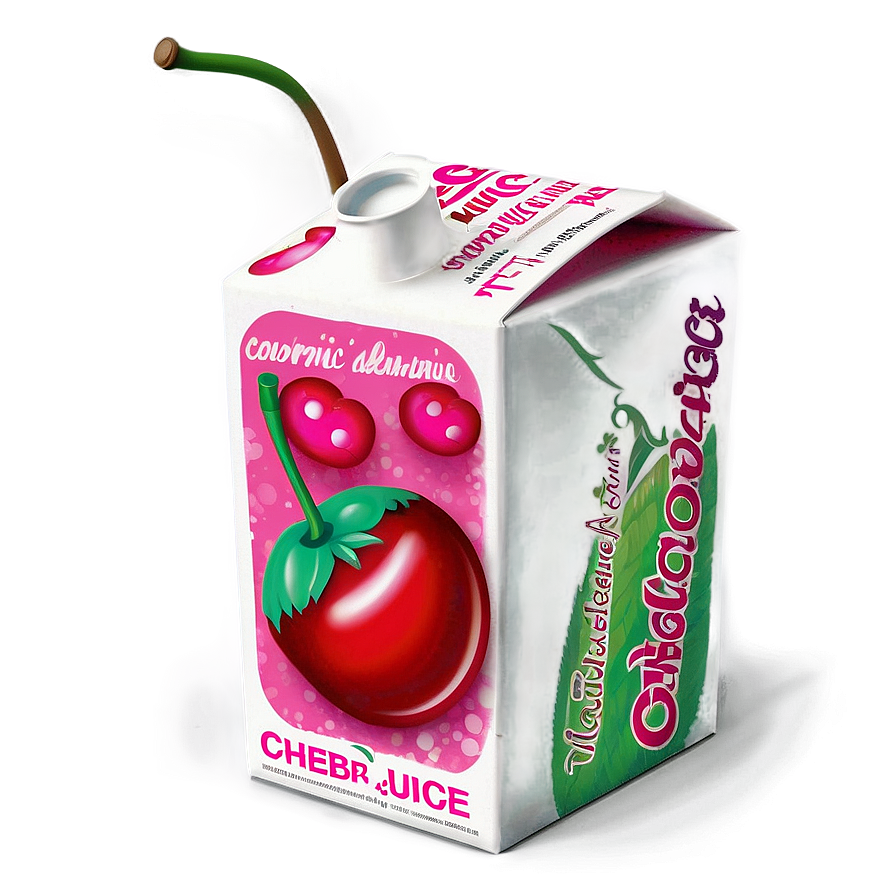 Cherry Juice Box Png Vsk31 PNG Image