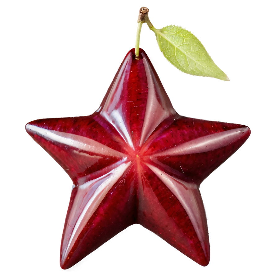 Cherry Red Star Png Rnx PNG Image