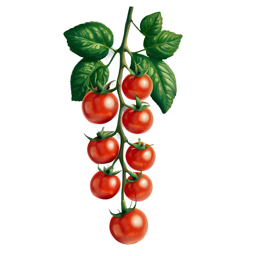 Cherry Tomatoes On Vine Png 79 PNG Image