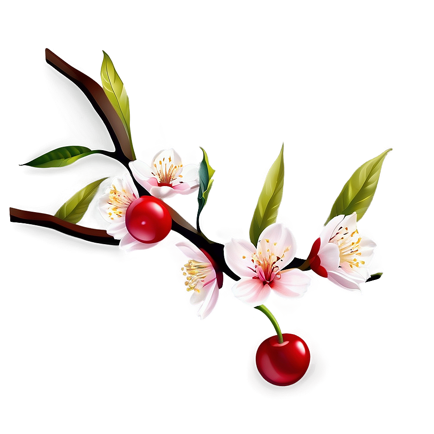 Cherry Tree Branch Png Pyb73 PNG Image