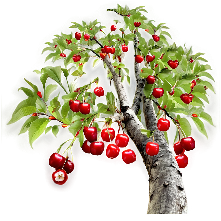 Cherry Tree Orchard Png Vhn PNG Image