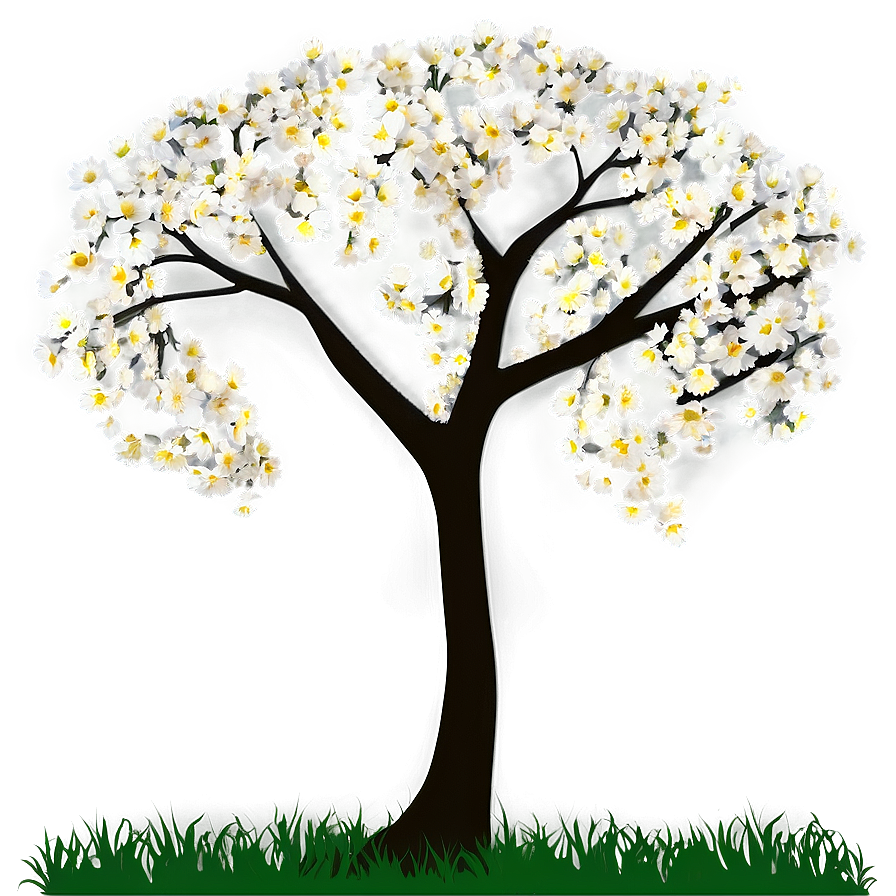 Cherry Tree Silhouette Png 98 PNG Image