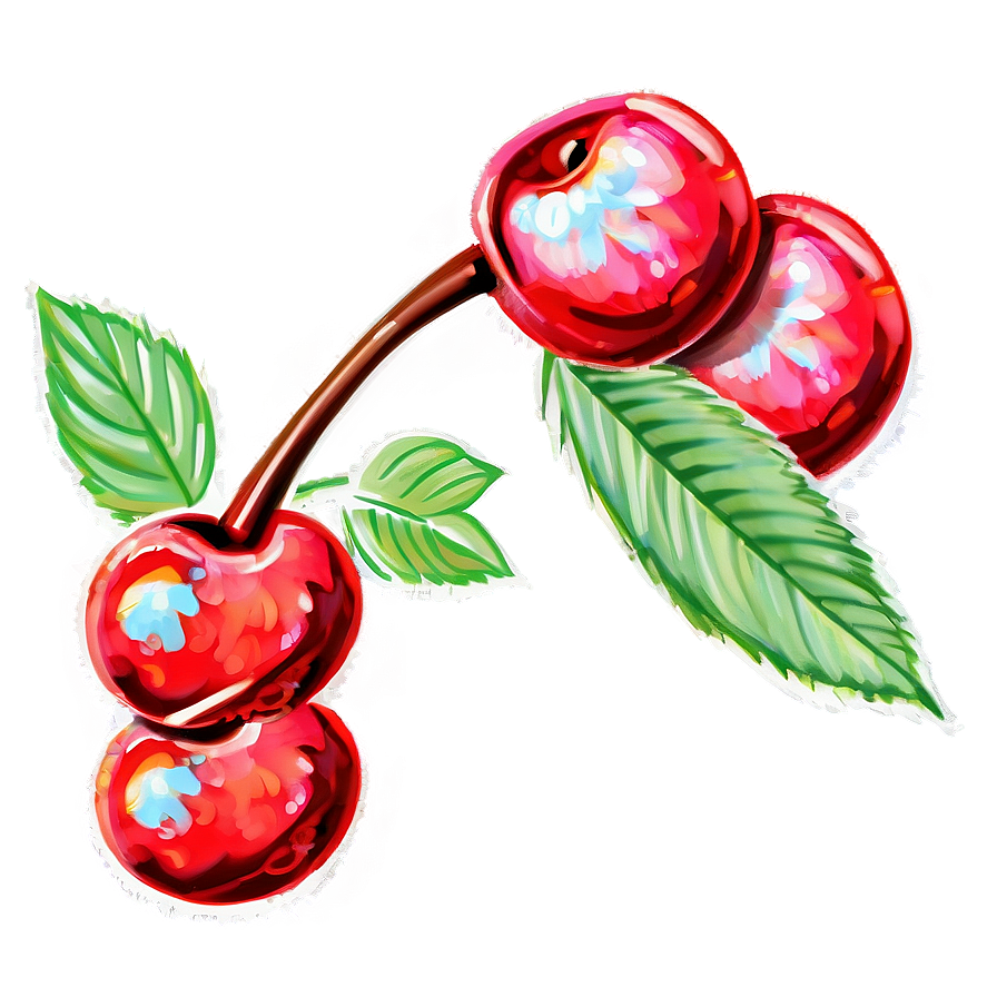 Cherry Tree Sketch Png 06212024 PNG Image