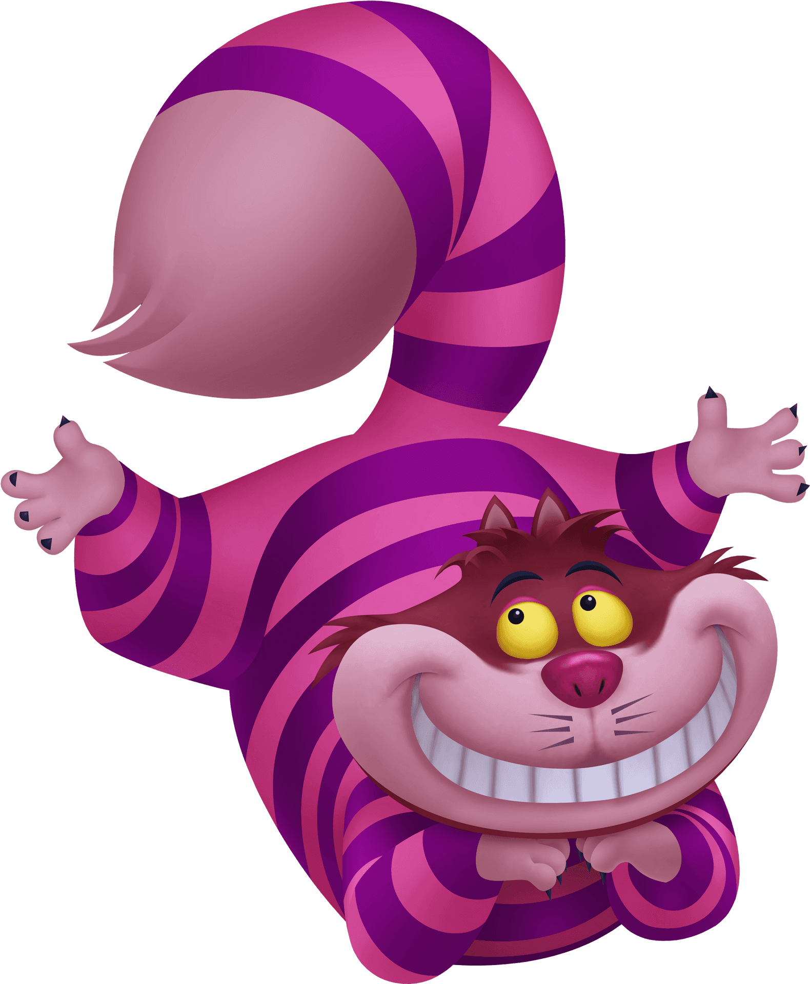 Cheshire Cat Grinning PNG Image