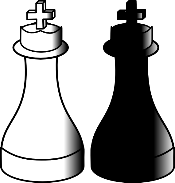 Chess King Pieces Contrast PNG Image