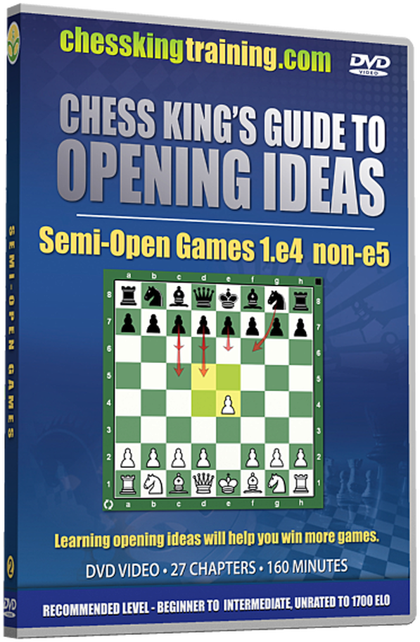 Chess Kings Guide Semi Open Games D V D Cover PNG Image