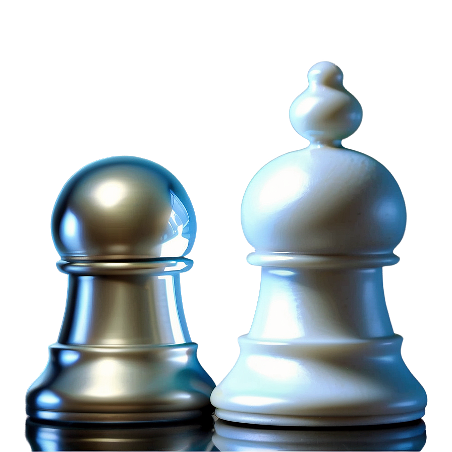 Chess Pawn With Reflection Png Yuy60 PNG Image