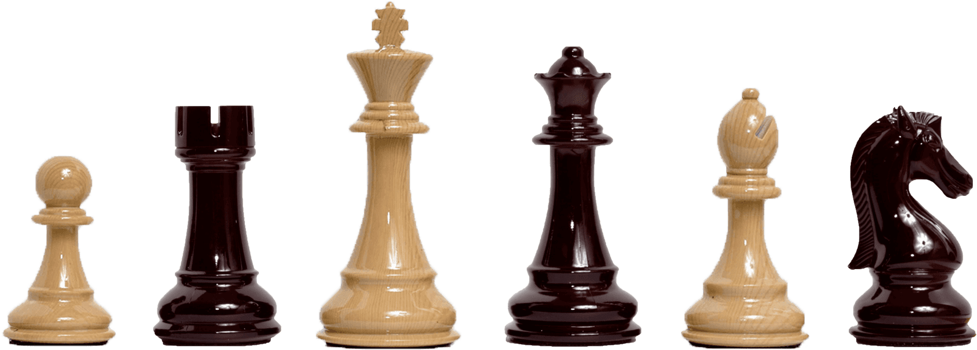 Chess Pieces Display PNG Image