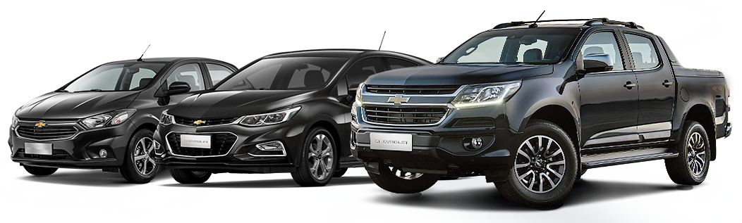 Chevrolet Car Lineup PNG Image