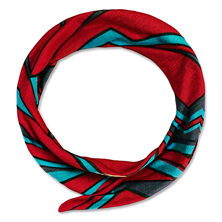 Chevron Red Scarf Png Rmp21 PNG Image