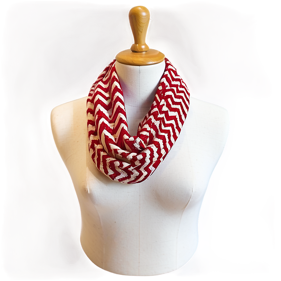 Chevron Red Scarf Png Ywc PNG Image