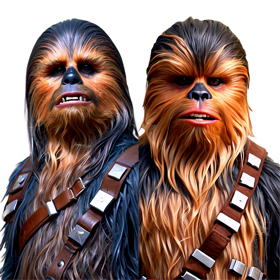 Chewbacca Digital Painting Png Iva PNG Image