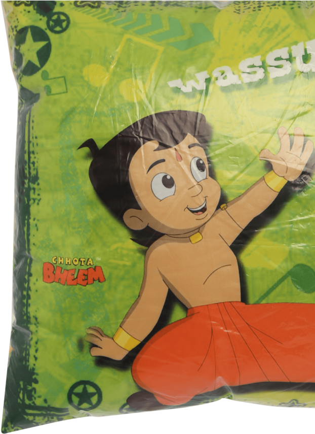 Chhota Bheem Green Background PNG Image