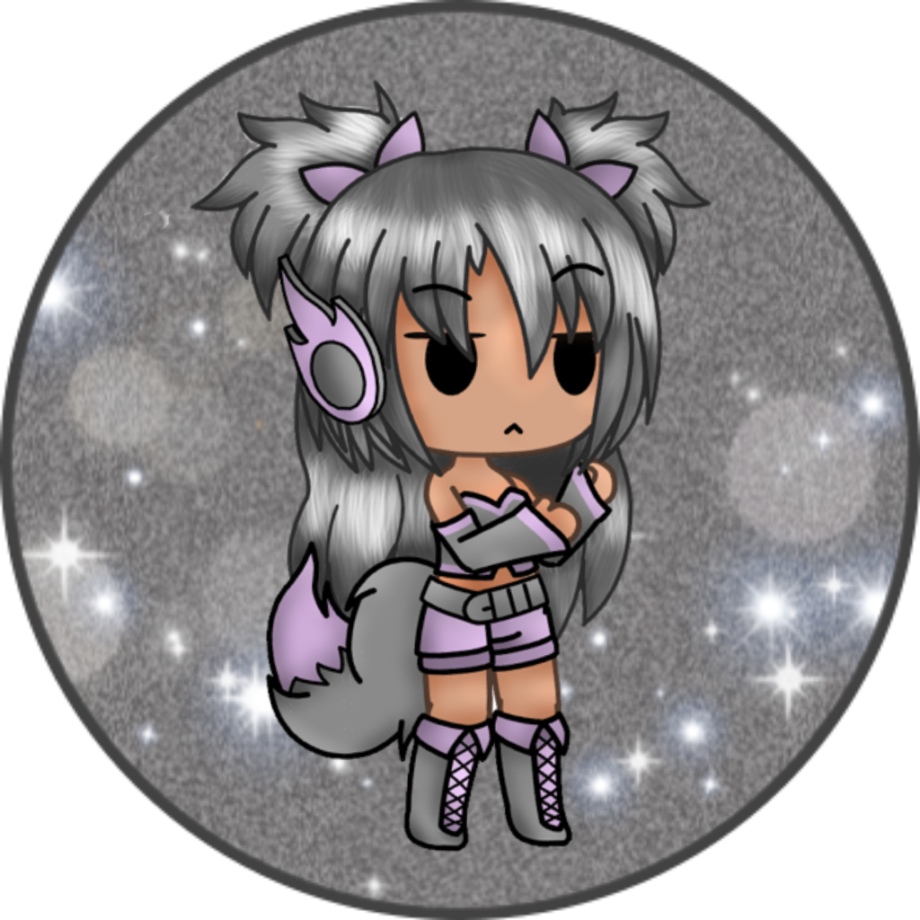 Chibi Anime Characterwith Headphones PNG Image