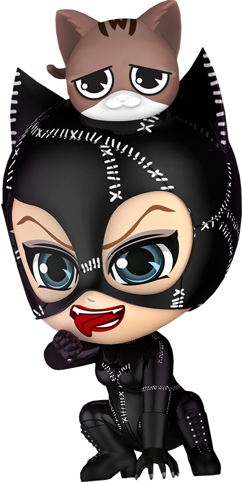 Chibi Catwoman Figure.png PNG Image