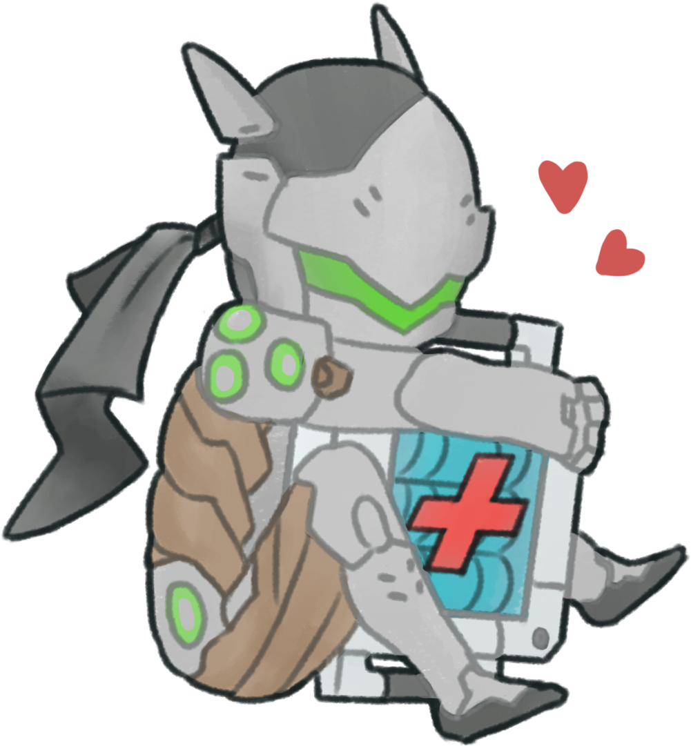 Chibi_ Genji_ Healing_ Love PNG Image