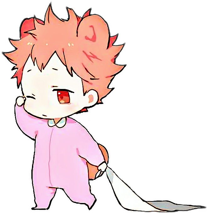 Chibi Hinata Shoyo Dinosaur Costume PNG Image