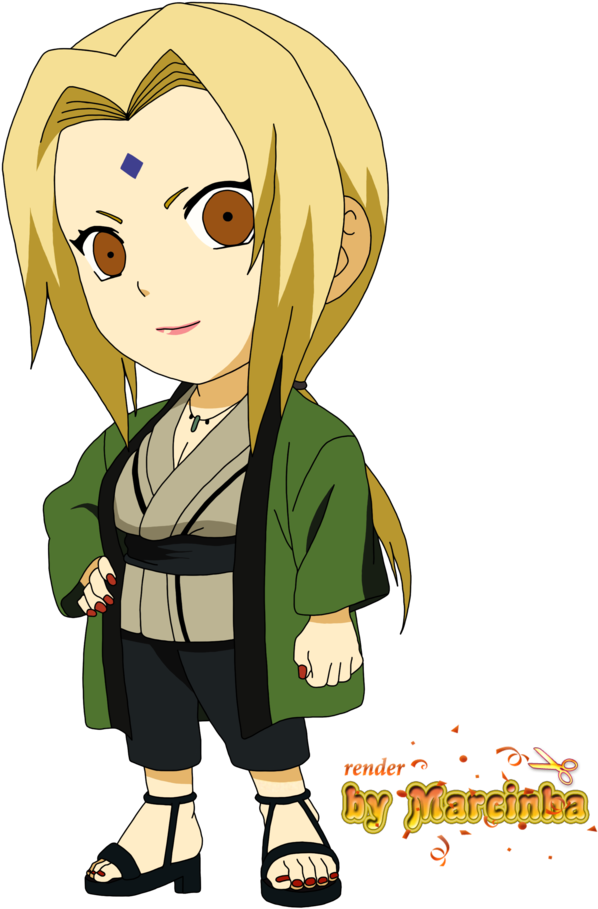 Chibi Tsunade Naruto Character PNG Image