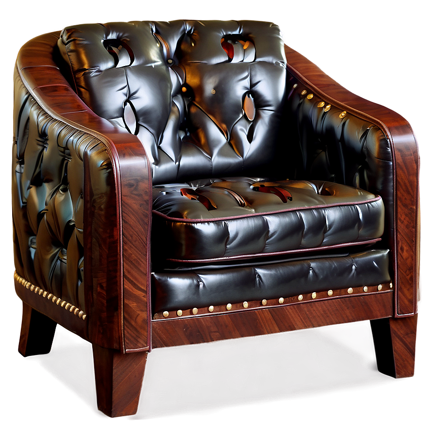 Chic Armchair With Ottoman Png 25 PNG Image