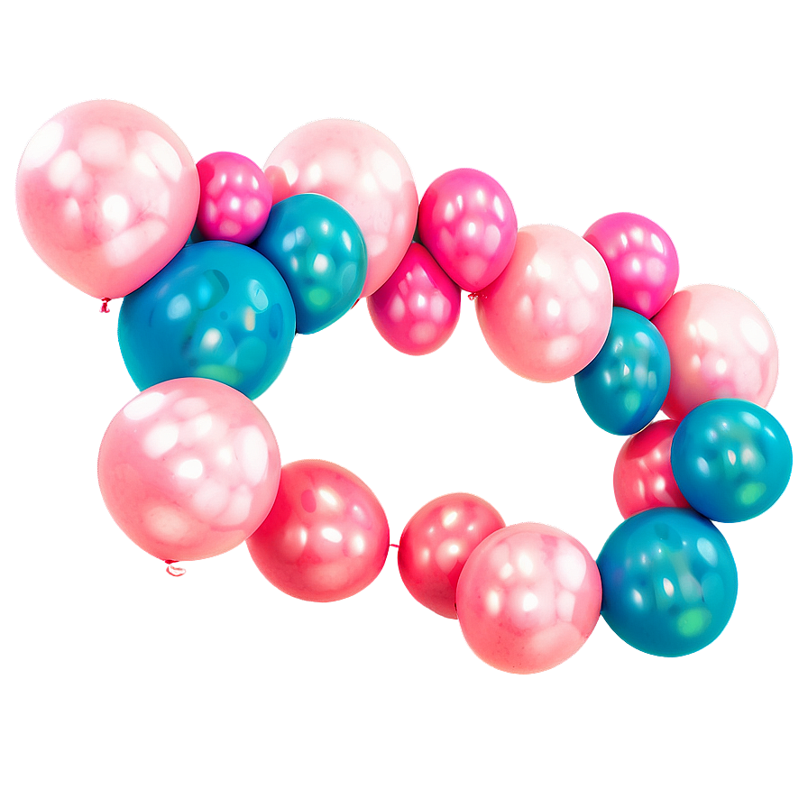 Chic Balloon Garland Arrangements Png Imi PNG Image