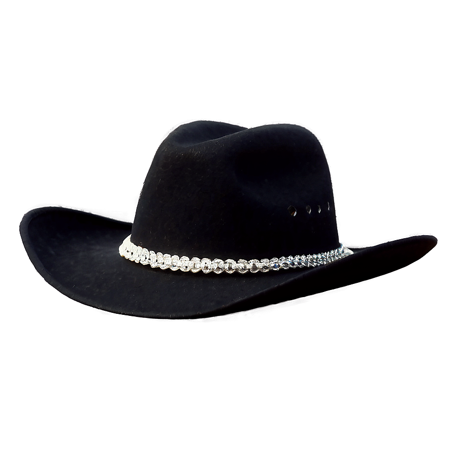 Chic Black Cowboy Hat Png Kpf PNG Image