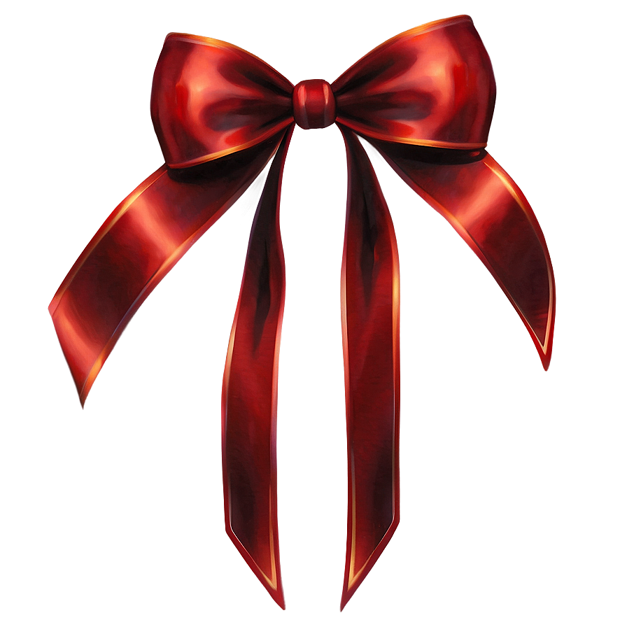 Chic Red Bow Png Xhy5 PNG Image