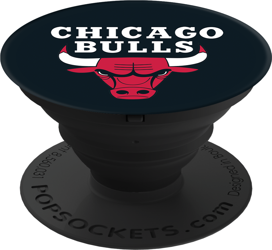 Chicago Bulls Pop Socket Design PNG Image