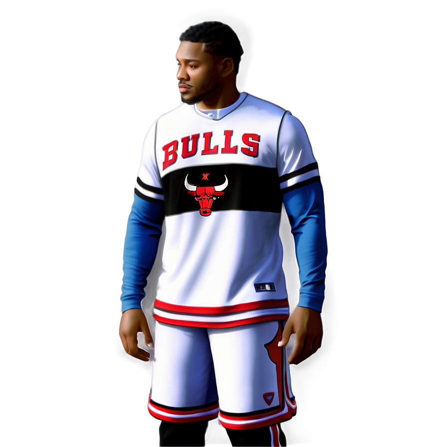 Chicago Bulls Warm-up Suits Png Yol81 PNG Image