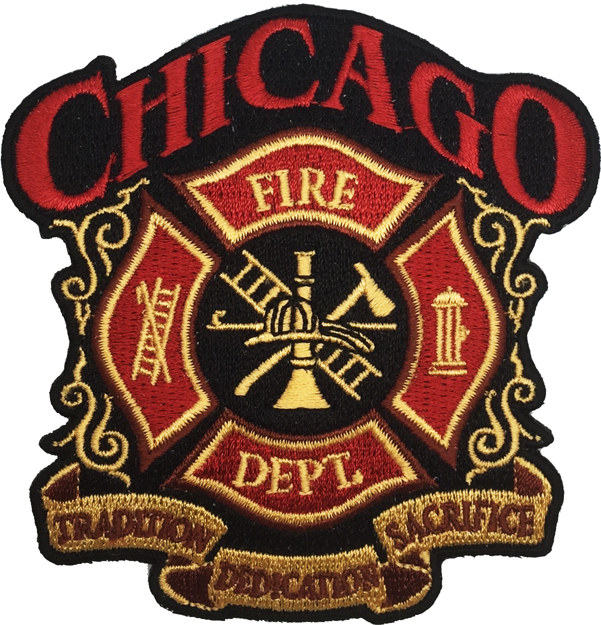 Chicago Fire Department Patch PNG Image