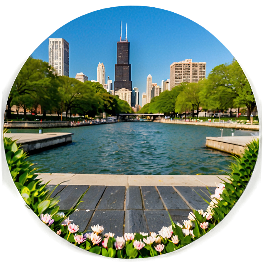 Chicago Lakefront Trail Png Mna PNG Image